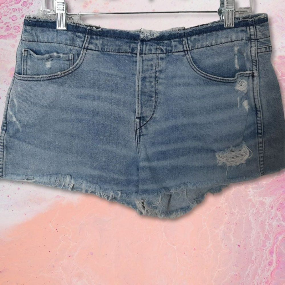 3x1 Bullet Distressed Jean Short sz 30